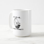 Koksmann am Morgen Kaffeetasse (Vorderseite Links)