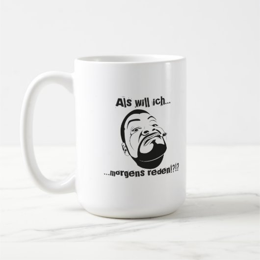 Koksmann am Morgen Kaffeetasse (Links)