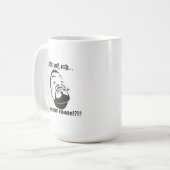 Koksmann am Morgen Kaffeetasse (Vorderseite Links)