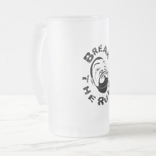 Koksmann bricht die Regeln Mattglas Bierglas (Vorderseite Links)