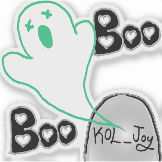 KOL_Joy Ghost Aufkleber (Vorderseite)