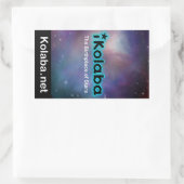 Kolaba Der Geburtsort der Sternenaufkleber Rechteckiger Aufkleber (Tasche)