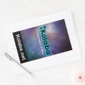 Kolaba Der Geburtsort der Sternenaufkleber Rechteckiger Aufkleber (Umschlag)