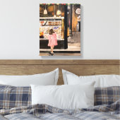 "Kolache an Christmas" Stretched Canvas Print Leinwanddruck (Insitu (Schlafzimmer))