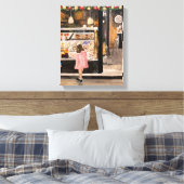 "Kolache an Christmas" Stretched Canvas Print Leinwanddruck (Insitu (Schlafzimmer))