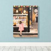 "Kolache an Christmas" Stretched Canvas Print Leinwanddruck (Insitu (Holzboden))