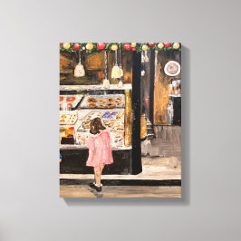 "Kolache an Christmas" Stretched Canvas Print Leinwanddruck