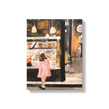 "Kolache an Christmas" Stretched Canvas Print
