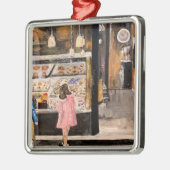 "Kolache at Christmas" Gemälde von Therese Kramer Ornament Aus Metall (Links)