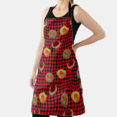 Kolache Trio on Buffalo Checked Schürze (InSitu)