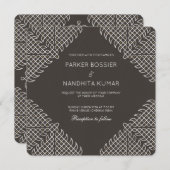 Kolam Wedding Einladung (Vorne/Hinten)