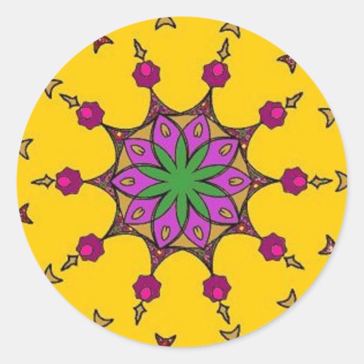 Kolamaufkleber Runder Aufkleber (Vorderseite)