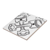 Kolben Fliese (Seite)