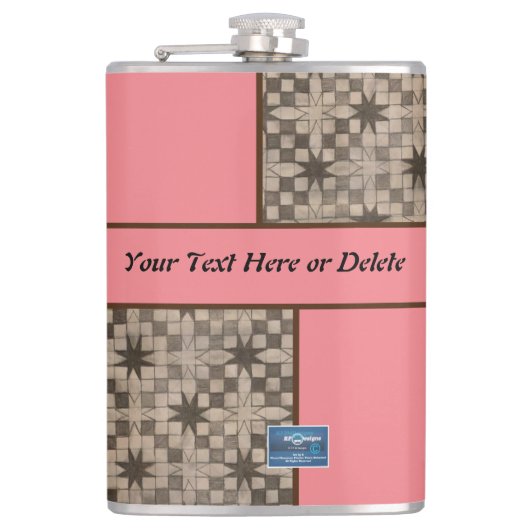 Kolben groß (Peach LED S.C.C.) RFPMDesign ©️ 2023 Flachmann (Vorderseite)