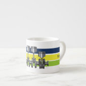 Kolben-Kurbelwelle Espressotasse (Vorderseite Rechts)