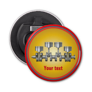 Kolben-Kurbelwelle Flaschenöffner