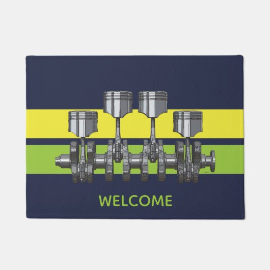 Kolben-Kurbelwelle Fußmatte (Vorderseite)