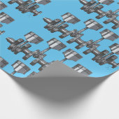 Kolben-Kurbelwelle Geschenkpapier (Ecke)