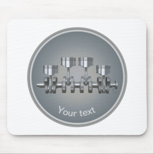 Kolben-Kurbelwelle Mousepad