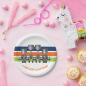 Kolben-Kurbelwelle Pappteller (Party)