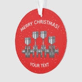 Kolben-Kurbelwelle - Turbolader Ornament (Vorderseite)