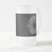 Kolben-Motor Mattglas Bierglas (VorderseiteRechts)