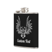 Kolbenflasche mit Doppeladler Flachmann (Links)