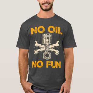 Kolbenmotor Auto Mechaniker Verbrennung vintage Fr T-Shirt