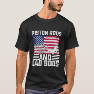 Kolbenroden und Vater Bods Mechanic USA 4. Juli T-Shirt