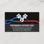 Kolbenwagen | Auto Shop Car Symbol Visitenkarte (Vorderseite)