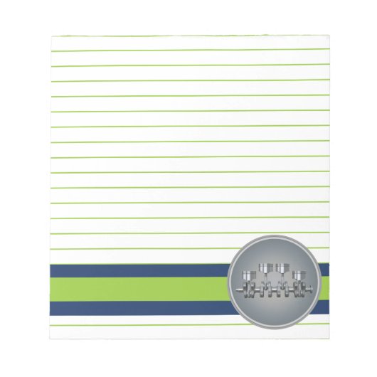 Kolbenwelle Notizblock (Vorderseite)