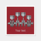 Kolbenwelle Serviette (Vorderseite)