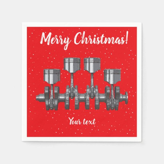 Kolbenwelle Serviette (Vorderseite)