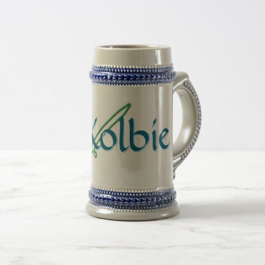 Kolbie Mod stein Bierglas (VorderseiteRechts)