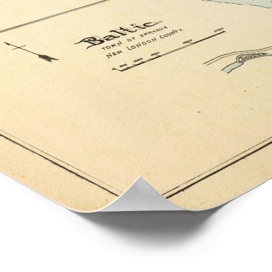 Kolchester, Ostsee Poster (Ecke)