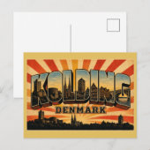 Kolding Dänemark Schloss Postkarte (Vorne/Hinten)