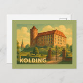 Kolding Denmark Castle Postkarte (Vorne/Hinten)