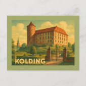Kolding Denmark Castle Postkarte (Vorderseite)