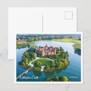 Koldinghus Castle Dänemark Illustration Travel Postkarte