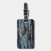 Kolea Stehend im Wasser Gepäckanhänger (Vorderseite vertikal)