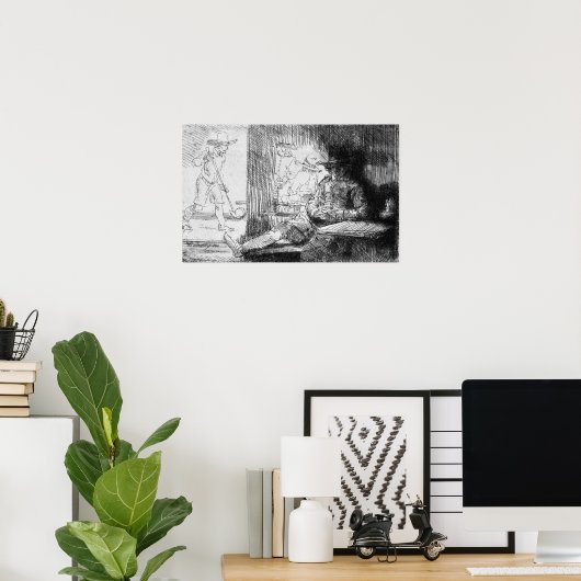 Kolf-Spiel, 1654 Poster (Heimbüro)