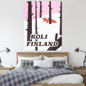 Koli Finland Vintage Reiseplakat Leinwanddruck (Insitu (Schlafzimmer))