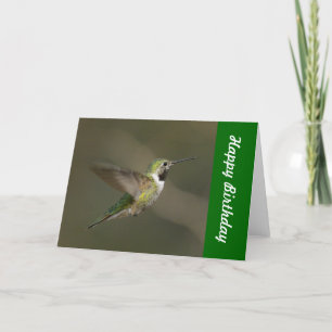 Kolibri-alles- Gute zum Geburtstagkarte Karte