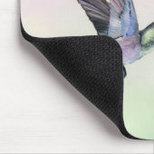 Kolibri an der Winden-Kunst-Mausunterlage Mousepad (Ecke)