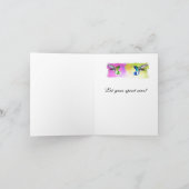 Kolibri-Anmerkungs-Karte Karte (Innenseite)