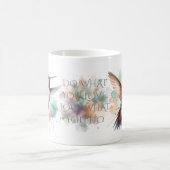 Kolibri-Aquarell Kaffeetasse (Mittel)