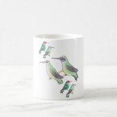 Kolibri-Arten Aquarell-Kunst Kaffeetasse (Mittel)
