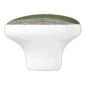 Kolibri auf Keramik-Griffen und Zügen Keramikknauf (Seitenansicht)