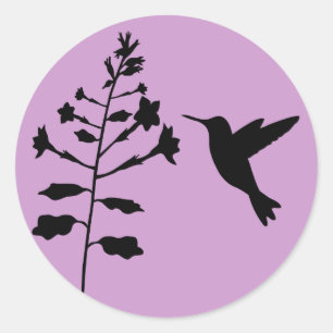 Kolibri-Aufkleber Runder Aufkleber