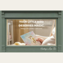 Kolibri-Baby-Einladung | Pastellhimmel